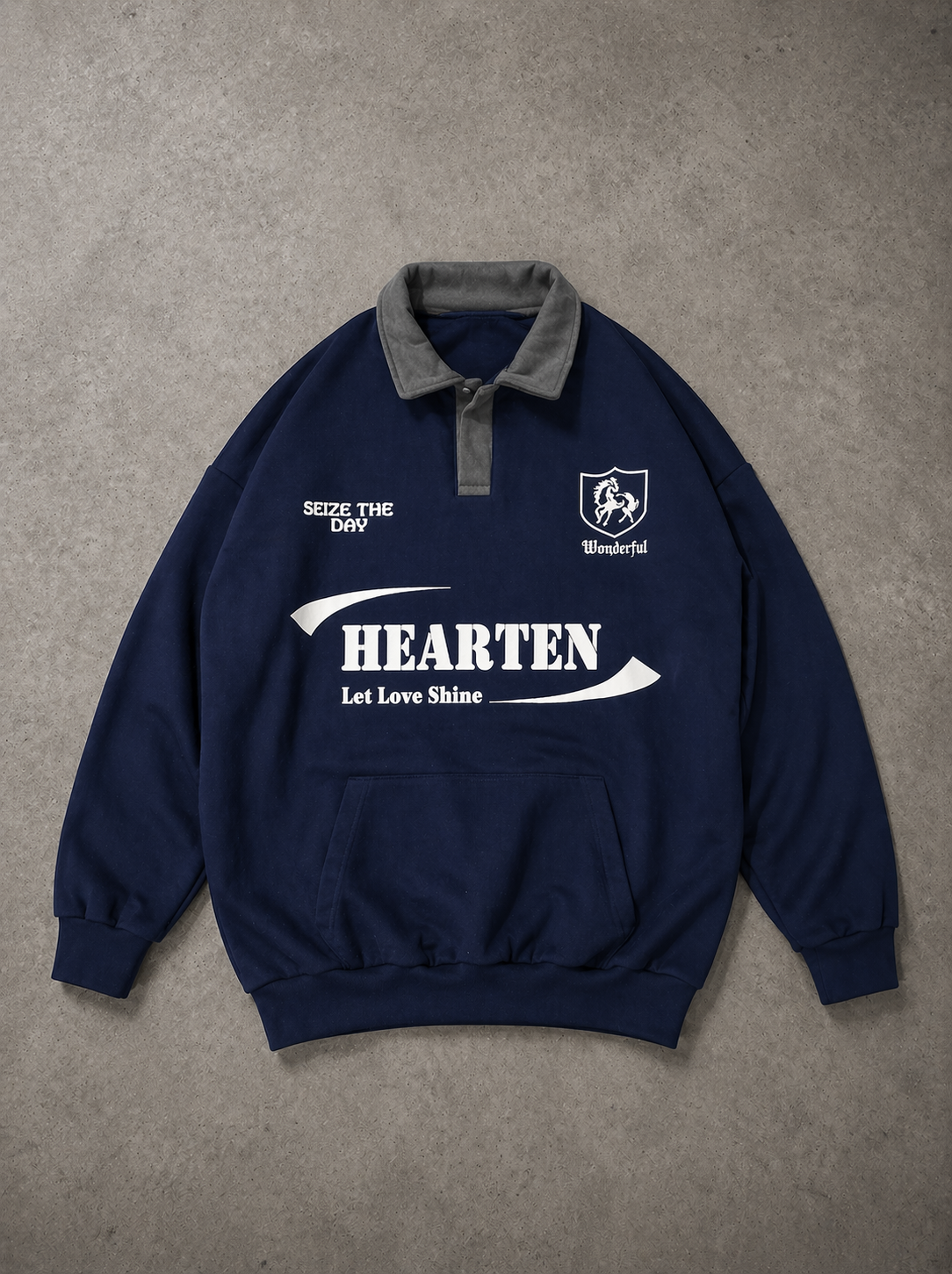 76CA8572-2FE7-4B32-AC23-D5DBF8321A45 BUZO CUELLO CAMISA OVER SEIZE - Imagen 1
